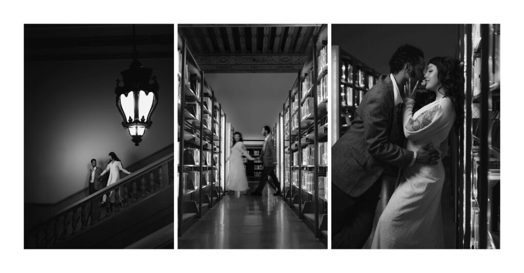 Cinematic St. Louis Central Library Engagement